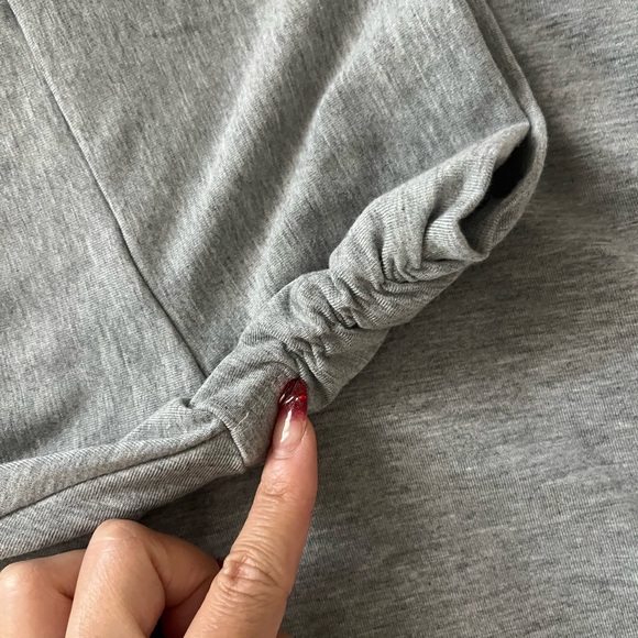 GRAY flowy midi skirt - Picture 5 of 5